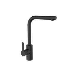 496354 - StrongSinks S3 Ipoly rozsdamentes csaptelep L-alakú, matt fekete