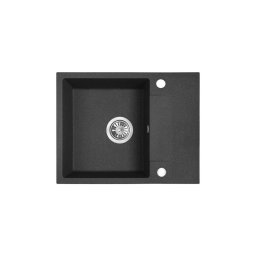 SRF_713Y - LAVEO RAB MINI 560x440 egymedencés mini csepptálcás gránit mosogató szemcsés fekete