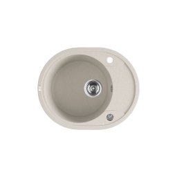 SBD_483T - LAVEO DAFNE MINI egymedencés mini cseptálcás gránit mosogató 580x470 dugókiemelővel bézs