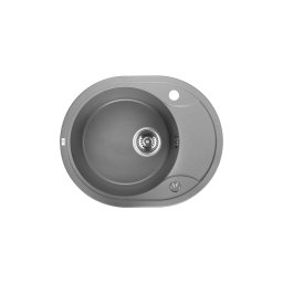 SBD_583T - LAVEO DAFNE MINI egymedencés mini csepptálcás gránit mosogató 580x470 dugókiemelővel szürke