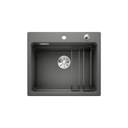 525161 - BLANCO ETAGON 6 kerámia 584X510, 1 medencés mosogató bazalt
