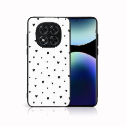 MY ART Védőburkolat a Xiaomi Redmi Note 14 Pro 5G BLACK HEARTS (167)
