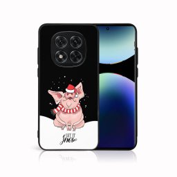 MY ART Karácsonyi dizájnú borító Xiaomi Redmi Note 14 Pro 5G HAJON HÓT (075)