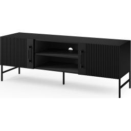 RTV asztal RAFTT 152x55 cm, fekete