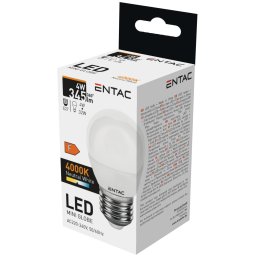 Entac LED Mini Globe E27 4W NW 4000K