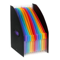 VIQUEL Iratpapucs, PP, 12 részes, VIQUEL, "Rainbow Class", fekete