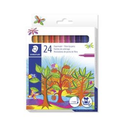 STAEDTLER Filctoll készlet, 1 mm, STAEDTLER "325", 24 különböző szín