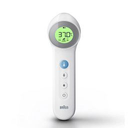 Braun BNT400WE érintésmentes hőmérő, Age Precíziós, csendes üzemmód, háttérvilágításos kijelző, fehér színű