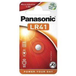 PANASONIC alkáli MICRO akkumulátor LR-41EL / 1B 1, 5V (bliszter 1db)