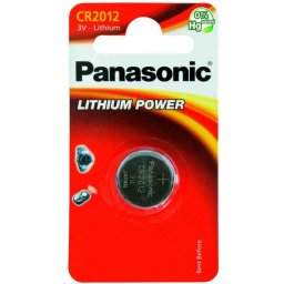 PANASONIC lítium elem (gombos) CR-2012EL / 1B 3V (bliszter 1db)