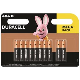 Elem, AAA mikro, 10 db, DURACELL \Basic\ [10 db]