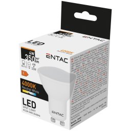 Entac LED Spot Wide Angle GU10 4W NW 4000K