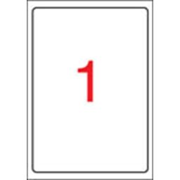 APLI Etikett, tintasugaras nyomtatóhoz, 199,6 x 289,1 mm, fényes, fotóminőségű, APLI, 10 etikett/csomag