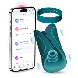 Lovense - Gush 2 okos péniszvibrátor (zöld) (APP-os)