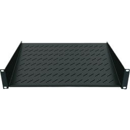 Intellinet 19"-os Rack polc, fix polc, 1U, 150mm mélység, frontális rögzítés, max. terhelés 25kg, Fekete