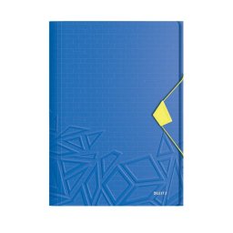 LEITZ UrbanChic PP három patentos mappa, A4, kék