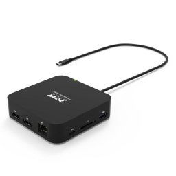 PORT dokkolóállomás USB-C 10v1, 2x4K Display Port, 5x USB-A, USB-C 85W PD, Ethernet, SD