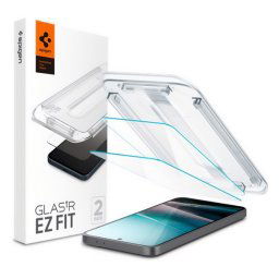 SPIGEN EZ FIT HD képernyővédő üveg 2db (2.5D, tokbarát, ultravékony, 0.2mm, 9H + segédkeret) ÁTLÁTSZÓ Samsung Galaxy A36 5G (SM-A366)
