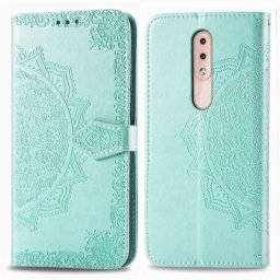 ART Pénztárca borító Nokia 4.2 ORNAMENT zöld