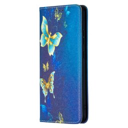 ART Pénztárca borító Nokia 2.4 GOLD BUTTERFLIES