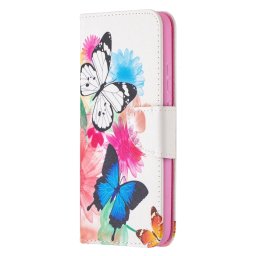 ART Pénztárca borító Nokia 3.4 SZÍNES BUTTERFLIES