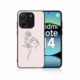 MY ART Védőburkolat a Xiaomi Redmi Note 14 ROSE GIRL (198)