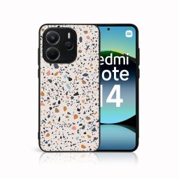 MY ART Védőburkolat a Xiaomi Redmi Note 14 BEEGE TERRAZZO (162)