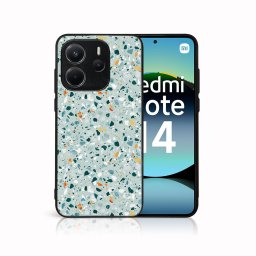 MY ART Védőburkolat a Xiaomi Redmi Note 14 BLUE TERRAZZO (164)