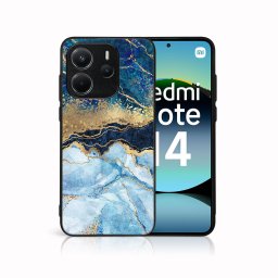 MY ART Védőburkolat a Xiaomi Redmi Note 14 BLUE MARBLE (141)