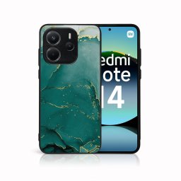 MY ART Védőburkolat a Xiaomi Redmi Note 14 GREEN MARBLE (145)