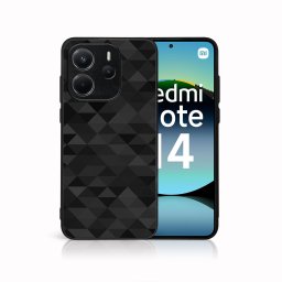 MY ART Védőburkolat a Xiaomi Redmi Note 14 BLACK TRIANGLES (232)