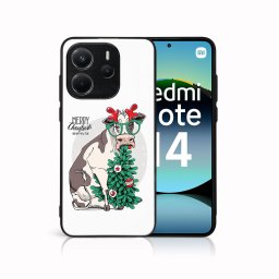 MY ART Karácsonyi kivitelű borító Xiaomi Redmi Note 14 VIDÁM CHRISTMAS (074)
