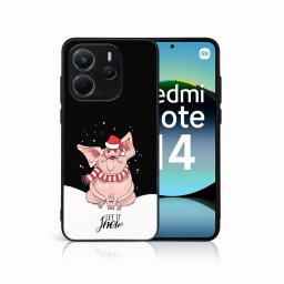 MY ART Karácsonyi dizájnú borító Xiaomi Redmi Note 14 HAVAZNI (075)