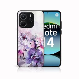 MY ART Védőhuzat a Xiaomi Redmi Note 14 PEONIES (156)