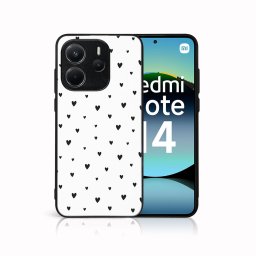 MY ART Védőburkolat a Xiaomi Redmi Note 14 BLACK HEARTS (167)