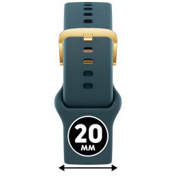 ICE smart 2.0, 1.7 és ICE 3.0 - Zöld, arany szilikon szíj - (025090)