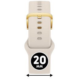 ICE smart 2.0, 1.7 és ICE 3.0 - Mandula, arany szilikon szíj - (025089)