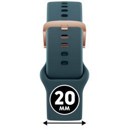 ICE smart 2.0, 1.7 és ICE 3.0 - Zöld, rozé arany szilikon szíj - (025086)
