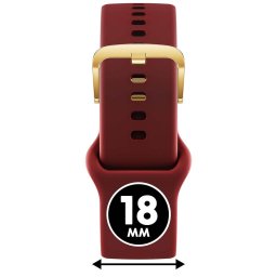 ICE smart 2.0 és ICE 3.0, 1.2 - Piros, arany szilikon szíj - (025084)
