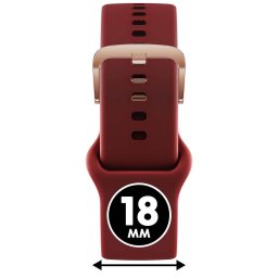 ICE smart 2.0 és ICE 3.0, 1.2 - Piros, rozé arany szilikon szíj - (025080)
