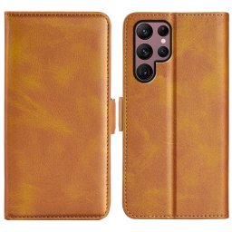 SIDE Wallet tok Samsung Galaxy S23 Ultra 5G világosbarna