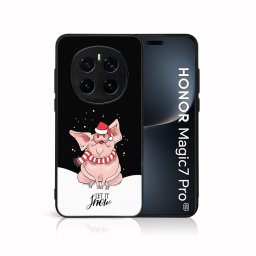 MY ART Karácsonyi dizájn borító Honor Magic7 Pro 5G HAJJON HÓT (075)