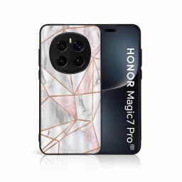 MY ART Védőburkolat a Honor Magic7-hez Pro 5G PINK MARBLE (143)