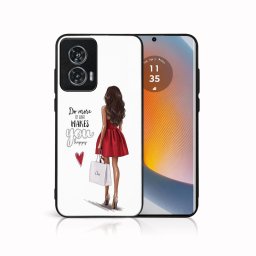 MY ART Védőburkolat a Motorola Edge 50-hoz Fusion RED DRESS (137)