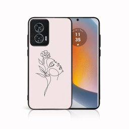 MY ART Védőburkolat a Motorola Edge 50-hoz Fusion ROSE GIRL (198)