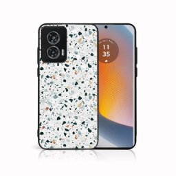 MY ART Védőburkolat a Motorola Edge 50-hoz Fusion GREY TERRAZZO (163)