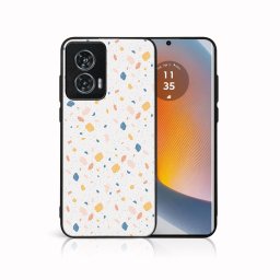 MY ART Védőburkolat a Motorola Edge 50-hoz Fusion ORANGE TERRAZZO (165)
