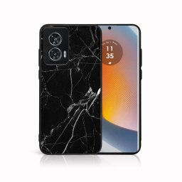 MY ART Védőburkolat Motorola Edge 50 Fusion BLACK MARBLE (142)
