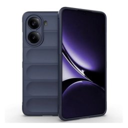 Szilikon telefonvédő (ütésállóság, kameravédő, 3D) SÖTÉTKÉK Xiaomi Poco X7 Pro