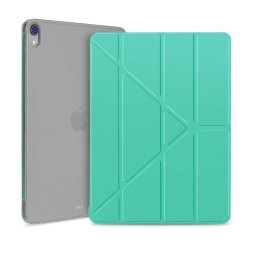 LEATHER Flip tok Apple iPad Pro 12.9 (2018) zöld színű